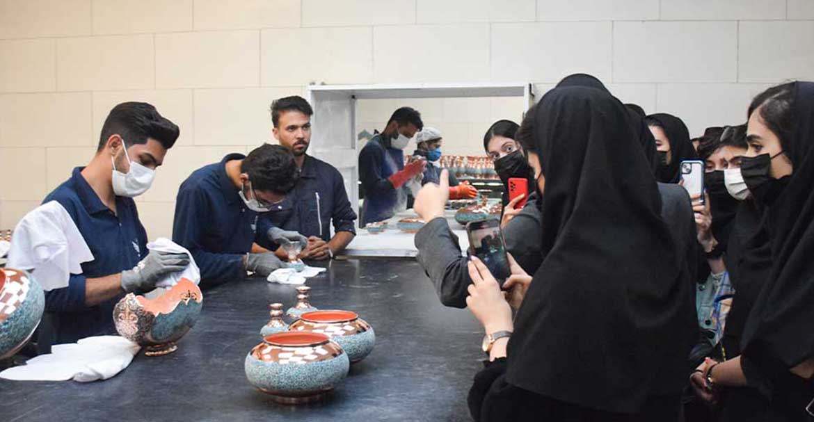 بازدید دانشجویان موسسه‌ی آموزش عالی سپهر اصفهان