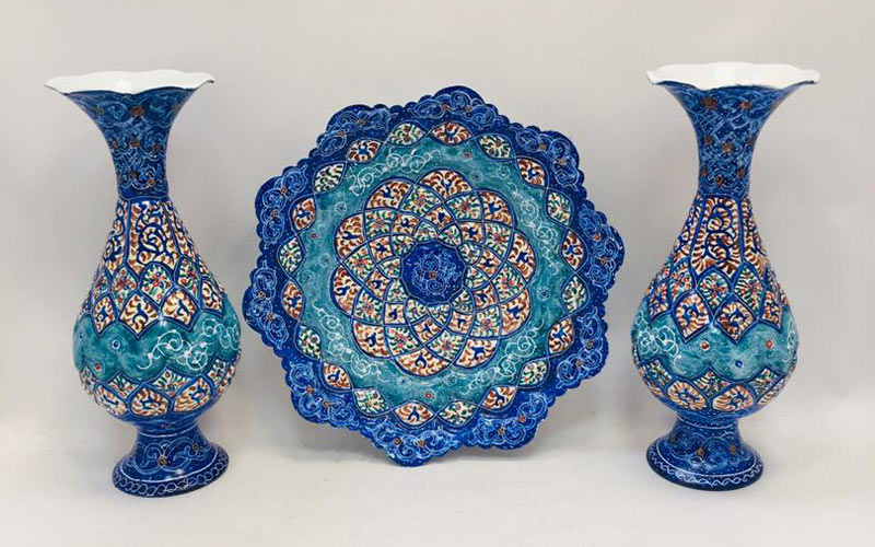 میناکاری روی فلز و سفال