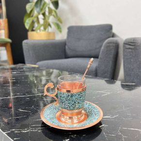 نعلبکی فیروزه کوبی آقاجانی