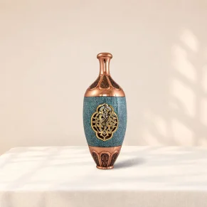 گلدان خاقانی کوچک قلمزنی ترنج
