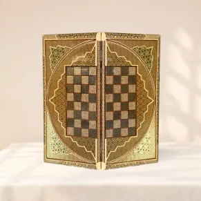 تخته نرد رو گرد 50 تمام خاتم